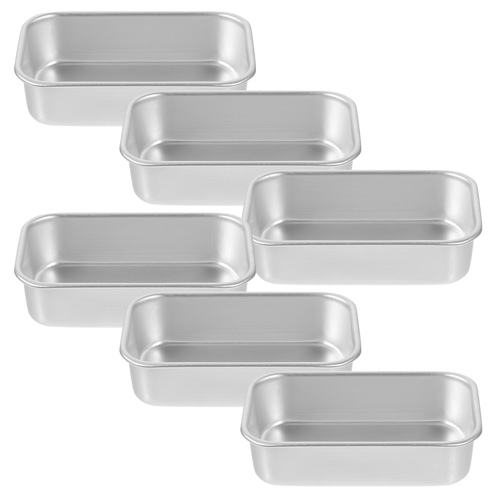 Kitchen Baking Tray - 6pcs Square Cake Mold Baking Tray