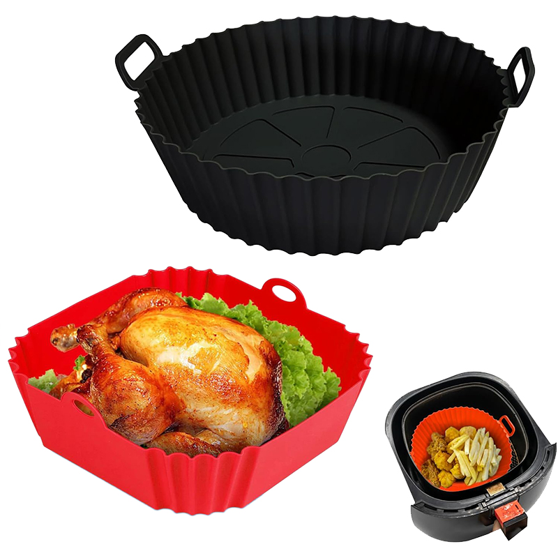Kitchen Baking Tray - Air Fryer Silicone Liners Pot Cooking