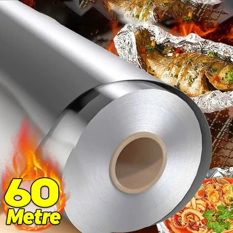 Kitchen Paper For Baking - Aluminum Foil Roll Disposable Tin Foil