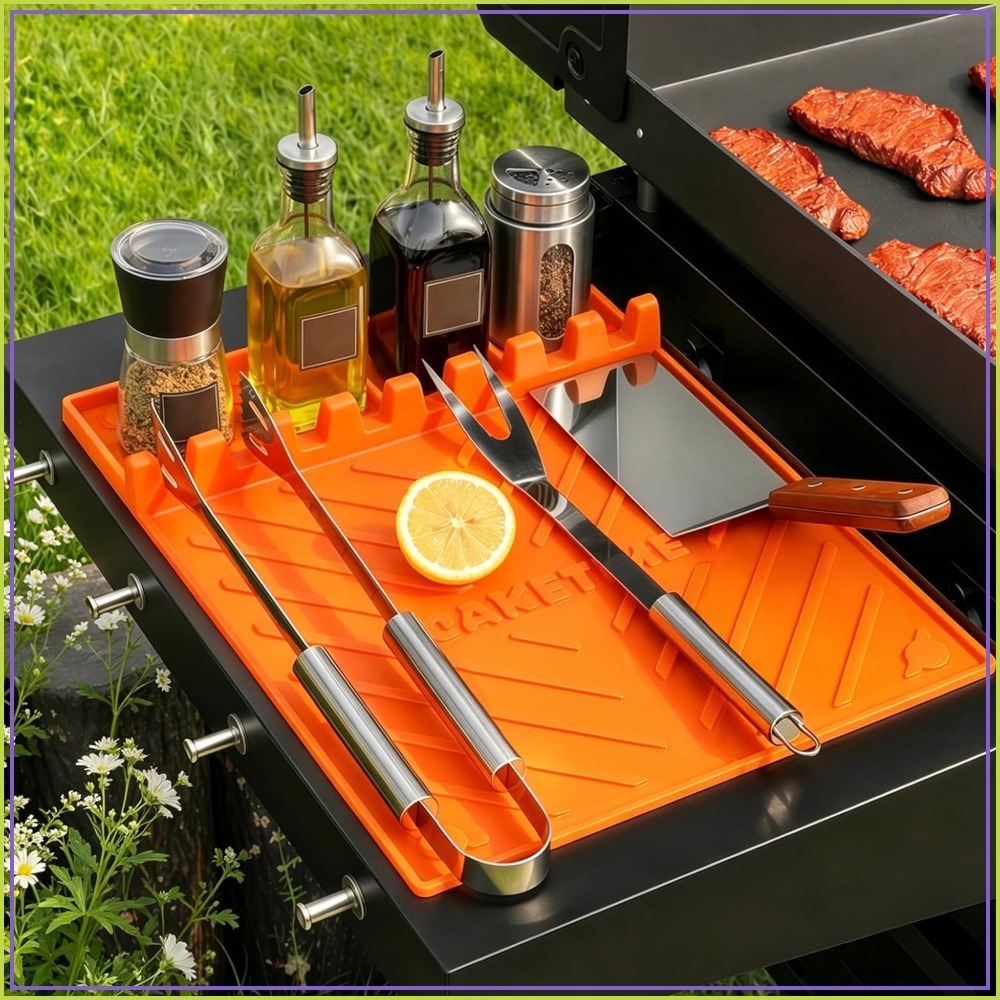 Kitchen Baking Cooking - Silicone Grill Mats for Blackstone Griddle,