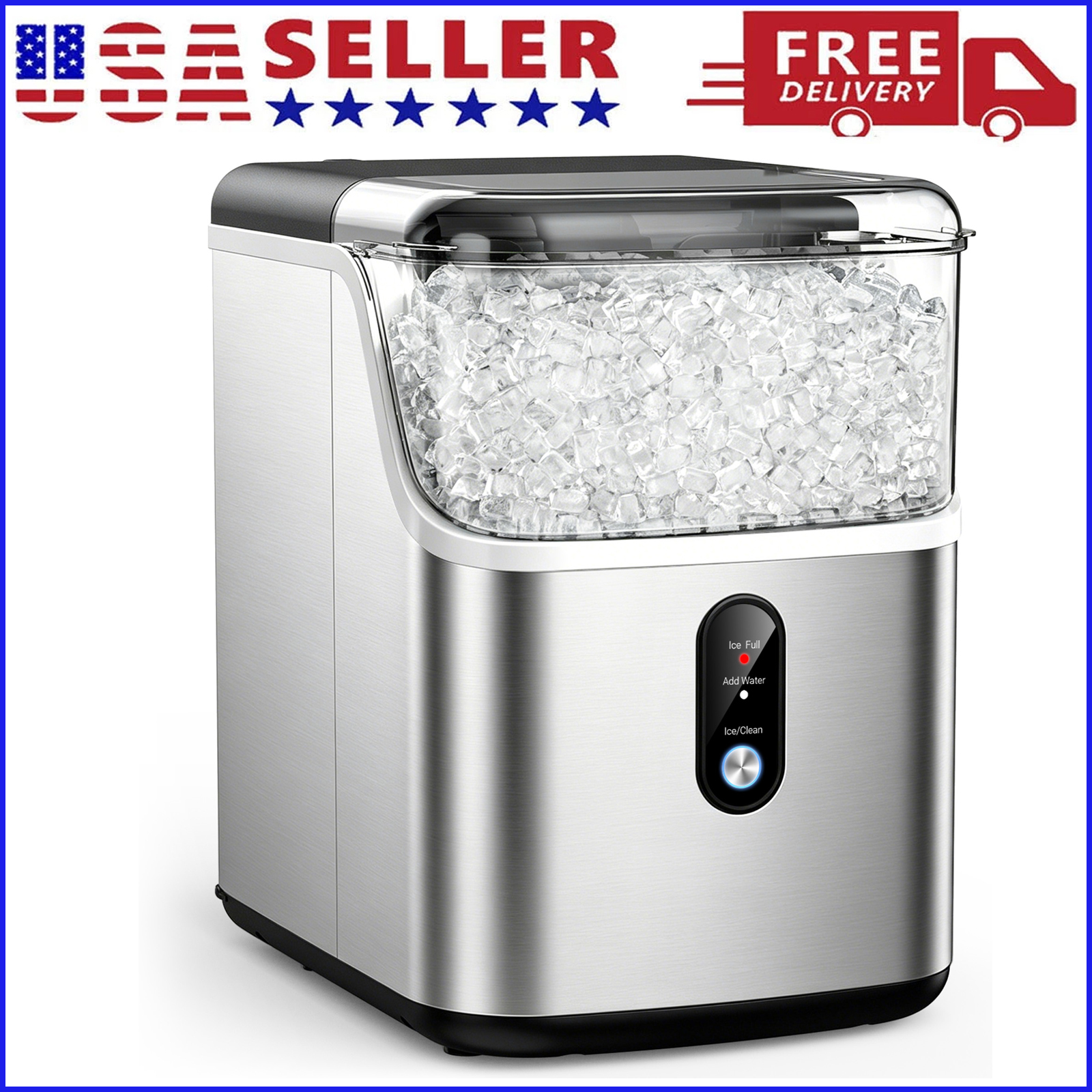 Miniature Baking Kitchen - Nugget ice Maker countertop, Soft Pebble