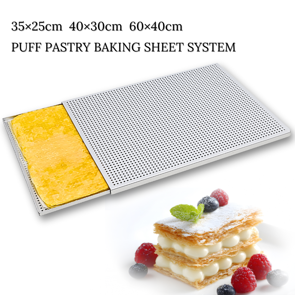 Springform Pan Set - Puff Pastry Baking Tray Mille Feuille