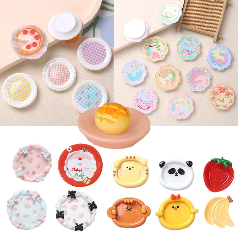Kitchen Baking Dishes - Mini Desserts Plates Coffee/Bread Plate 1/6
