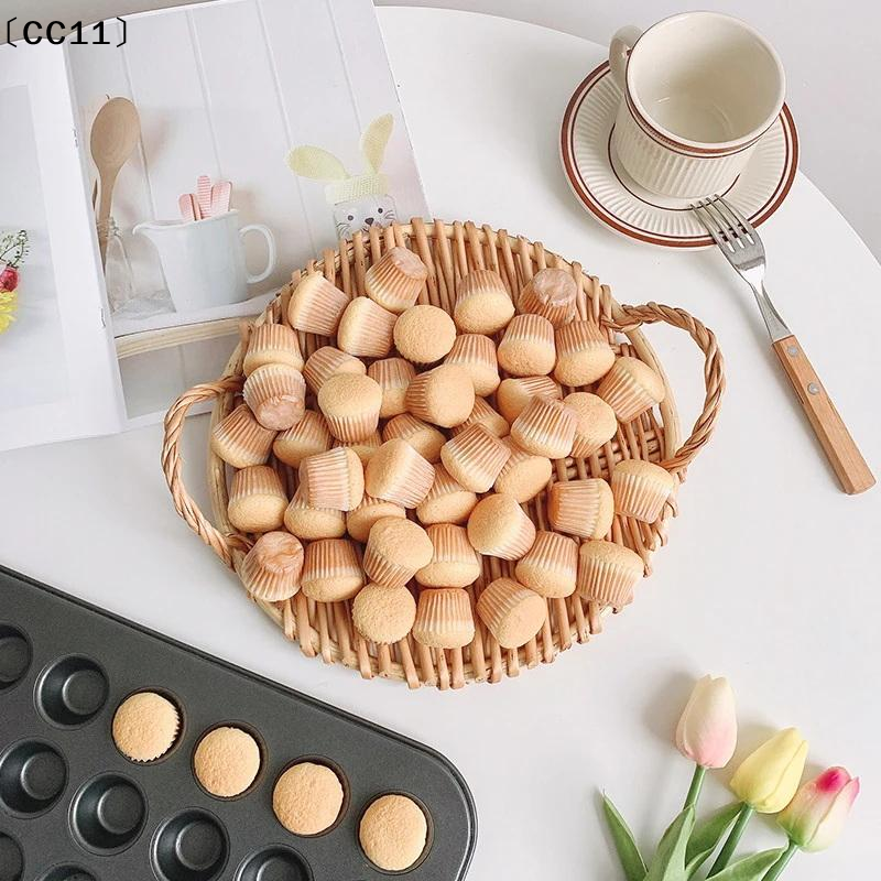 Kitchen Baking Dishes - 48 Holes Round Muffin Cake Pan