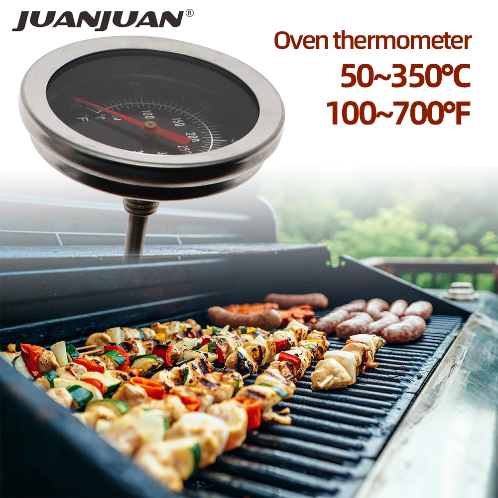 Oven Thermometer Analog - Stainless Steel Oven Thermometer for Kitchen