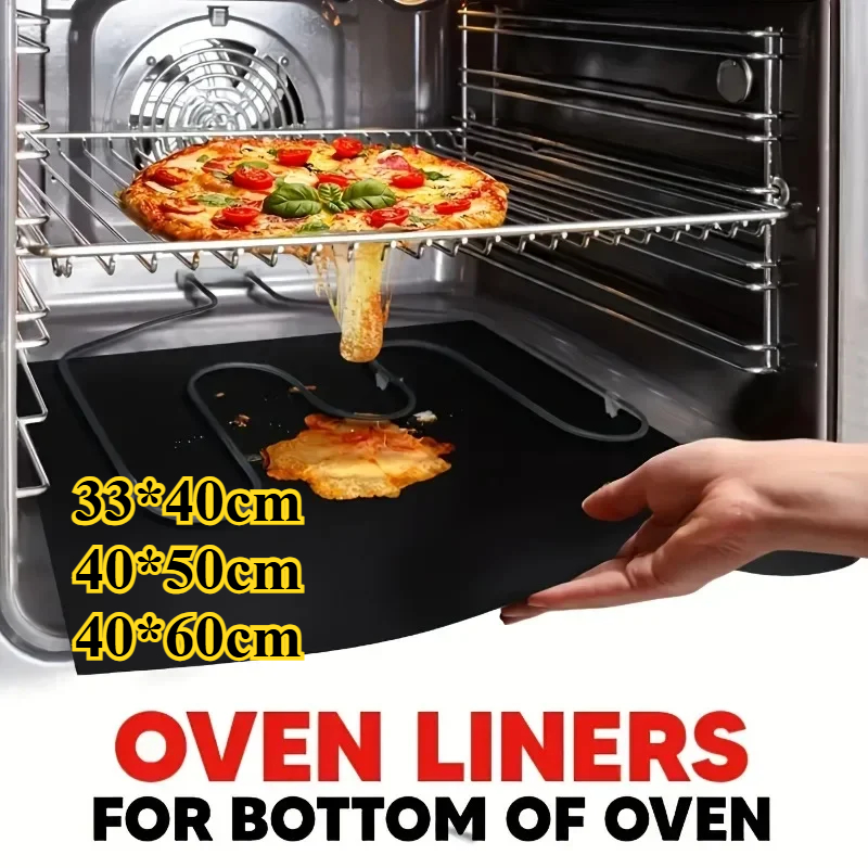 Kitchen Baking Mat - 33×40/40×50/40×60cm Non-Stick Oven Liners Reusable BBQ