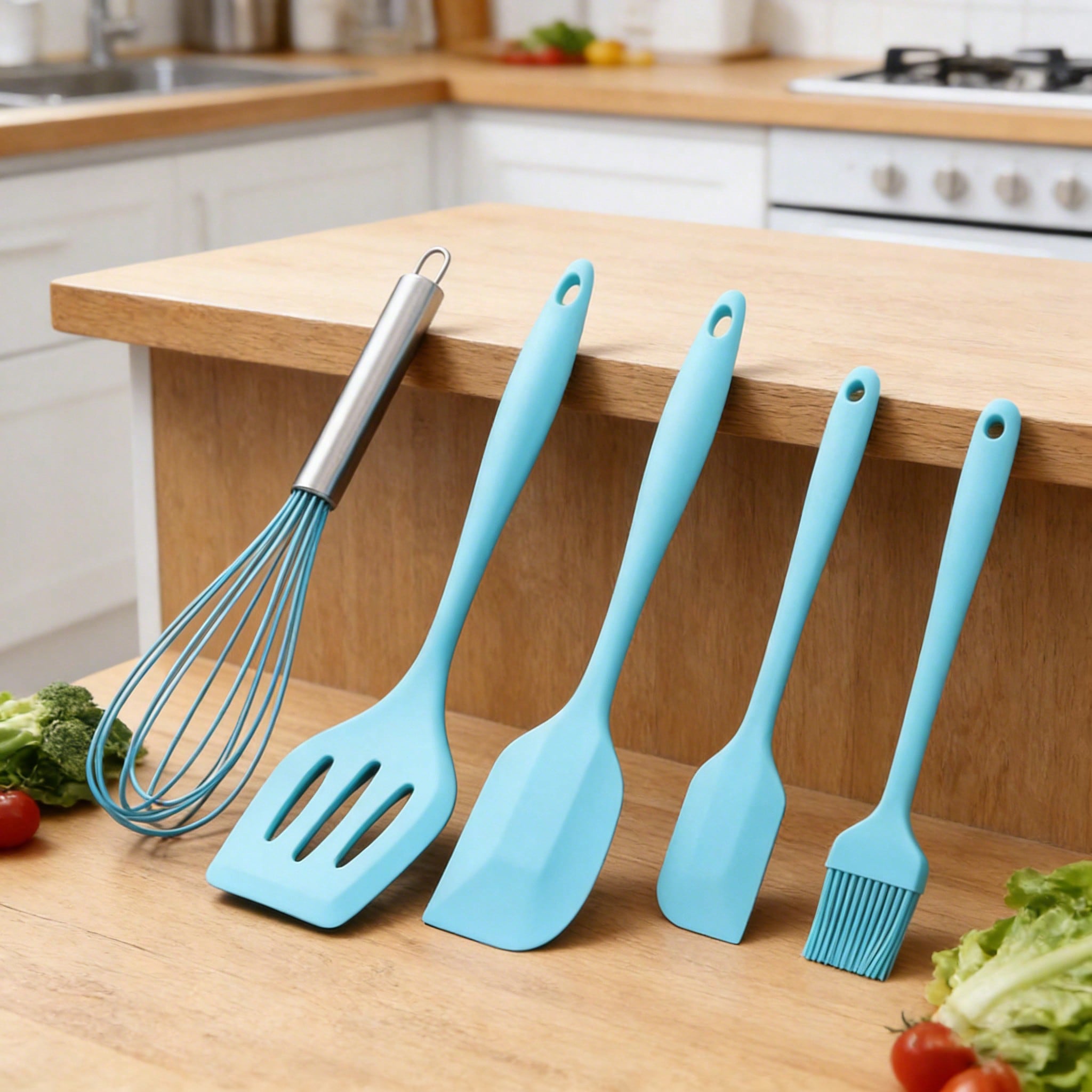 Baking Kitchen Set - Silicone Cooking Utensils Set, 5 Pcs