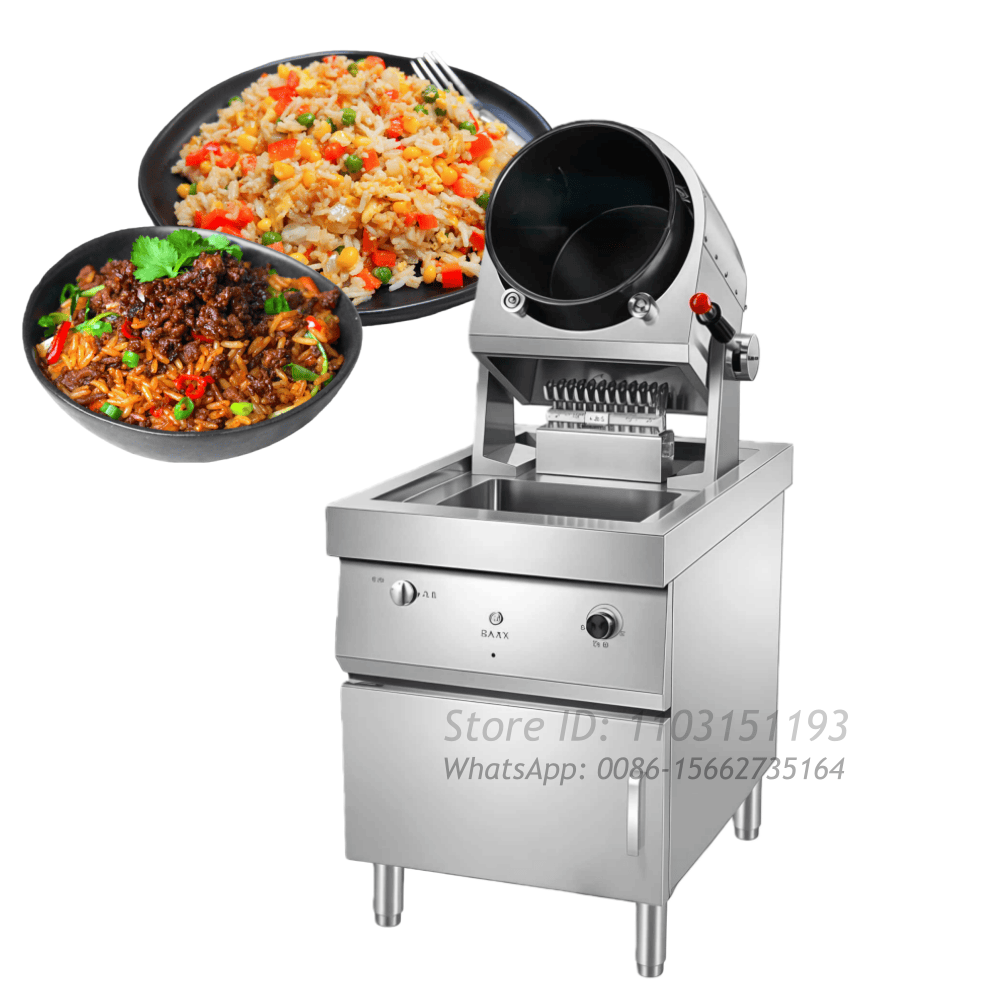 Kitchen Robot Baking - Restaurant Kitchen Automatic Rotating Robot Fried