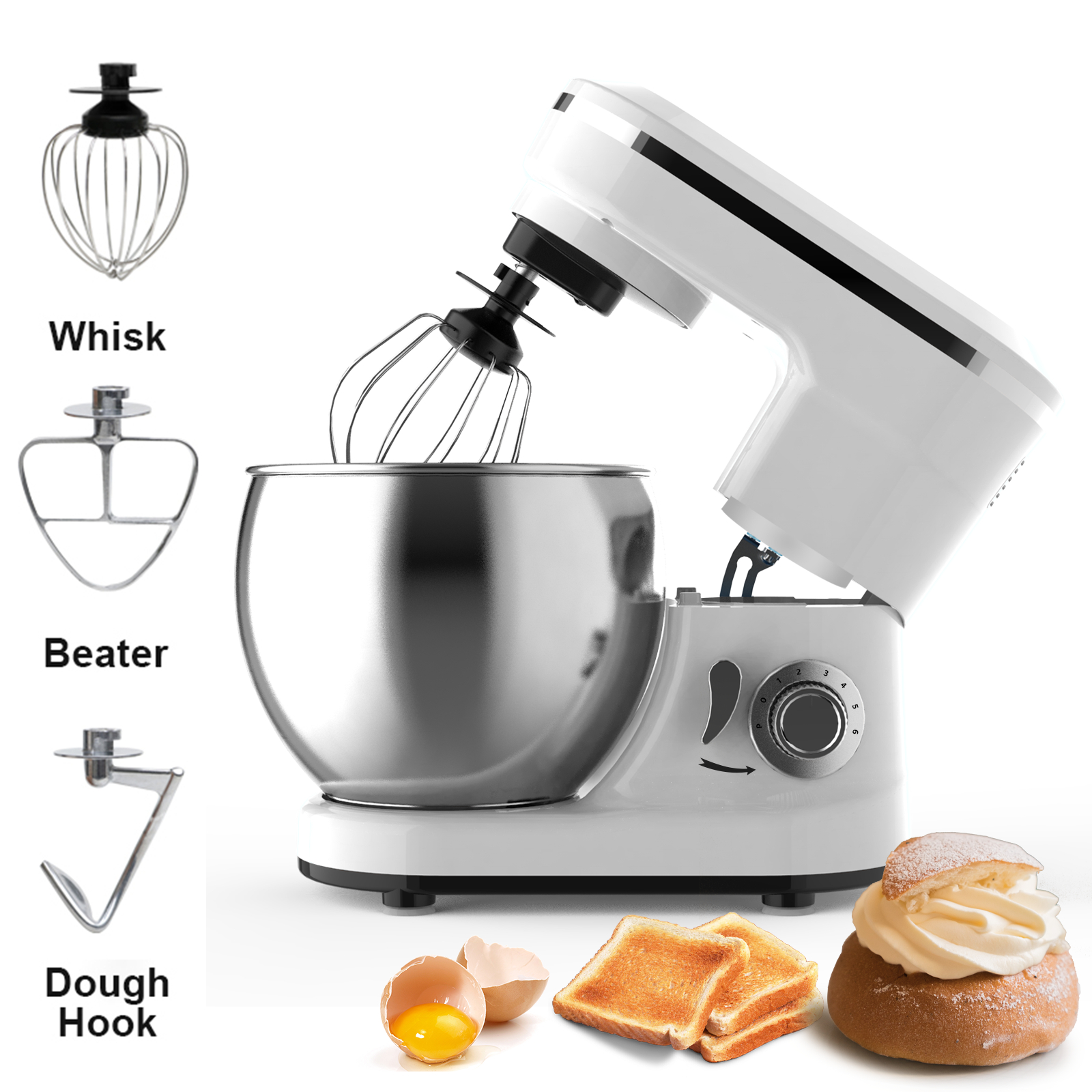 5L Multifunction Electric Stan - Kitchen Robot Baking reseña y precio