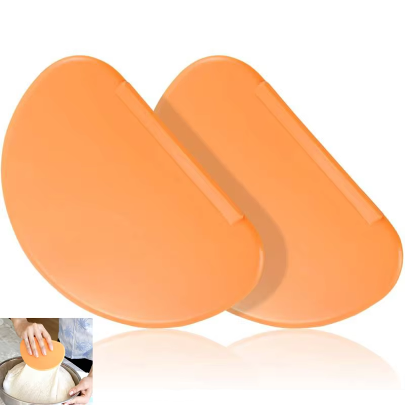 1Pcs Flexible Bowl Scraper Dou - Dough Scraper Curved reseña y precio