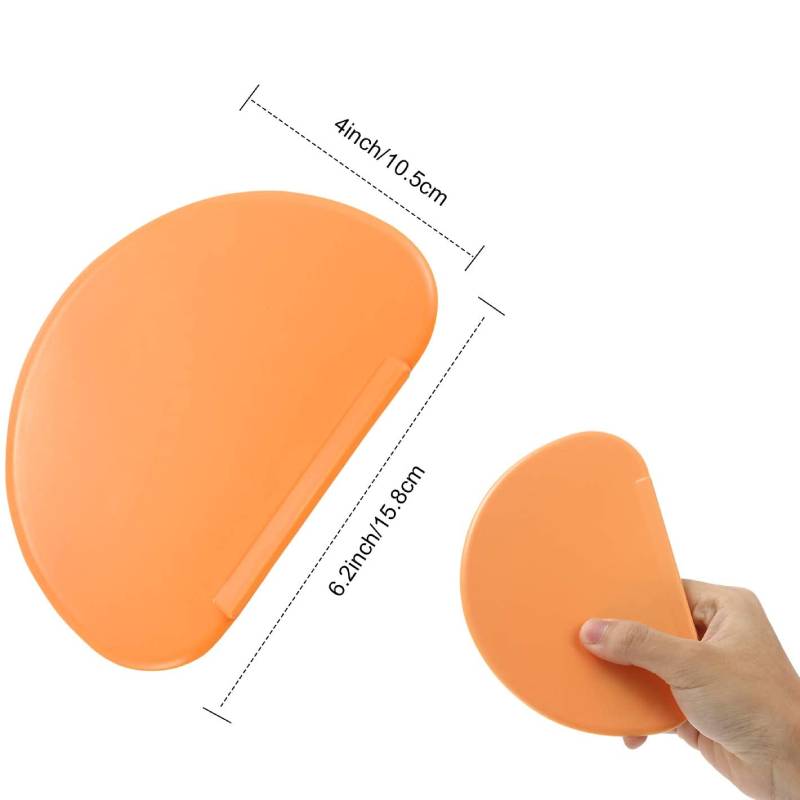 1Pcs Flexible Bowl Scraper Dou - Dough Scraper Curved reseña y precio