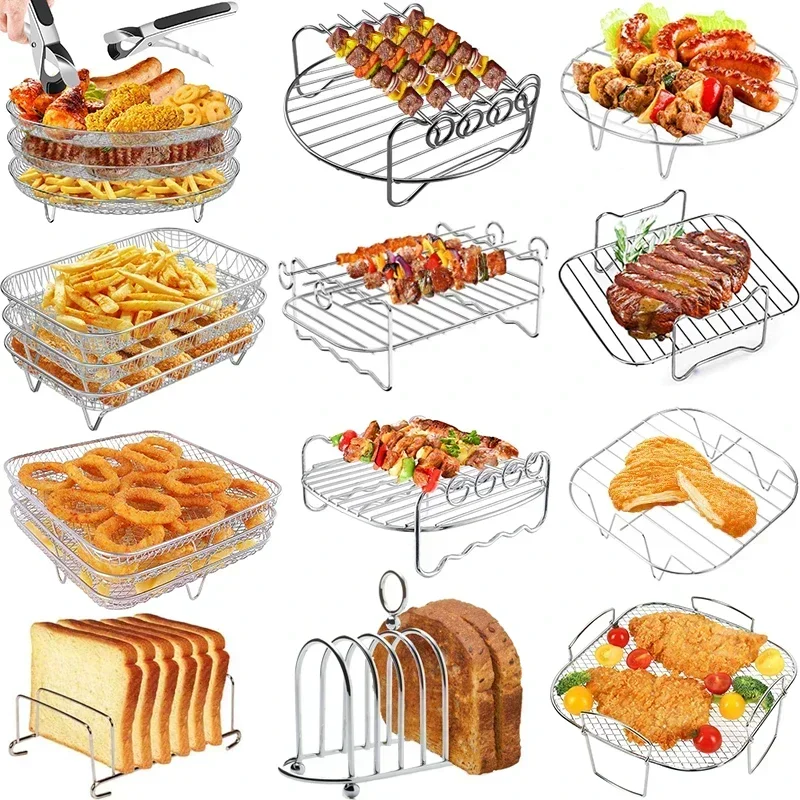 Metal Square/Round/Rectangle O - Kitchen Baking Tray Rack reseña y precio