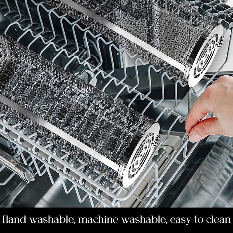 BBQ Basket Stainless Steel Rol - Kitchen Baking Tray Rack reseña y precio