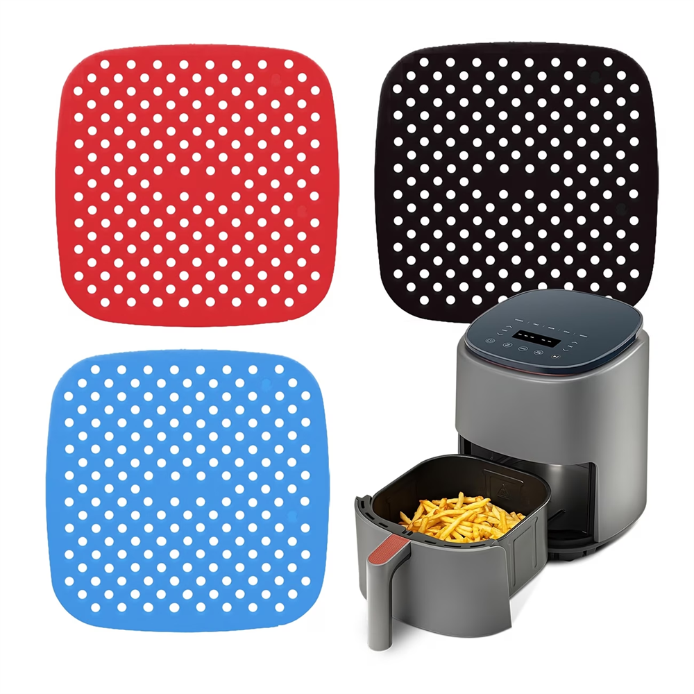 Reusable Air Fryer Pad, Silico - Kitchen Baking Mat reseña y precio