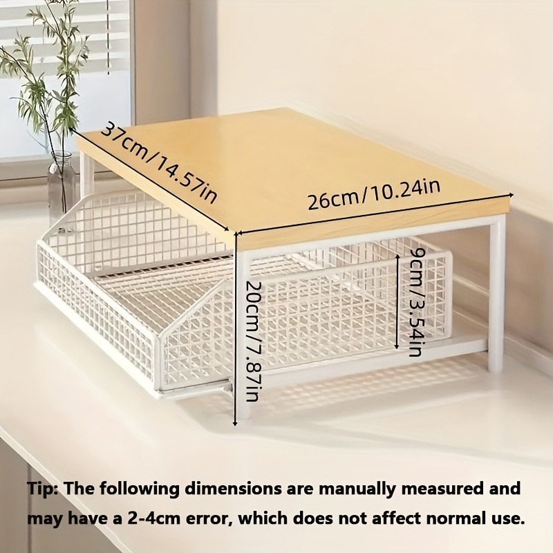 1pc Vertical Standing Shelf Mu - Kitchen Baking Drawer reseña y precio