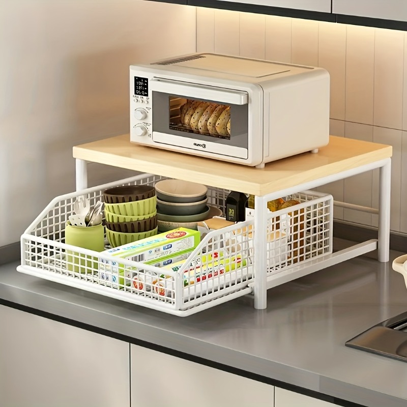 1pc Vertical Standing Shelf Mu - Kitchen Baking Drawer reseña y precio