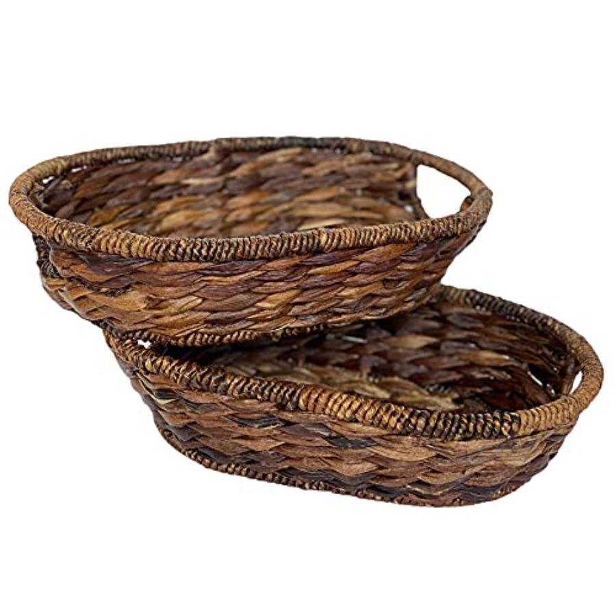 Handwoven Oval Wicker Baskets  - Baking Kitchen Set reseña y precio
