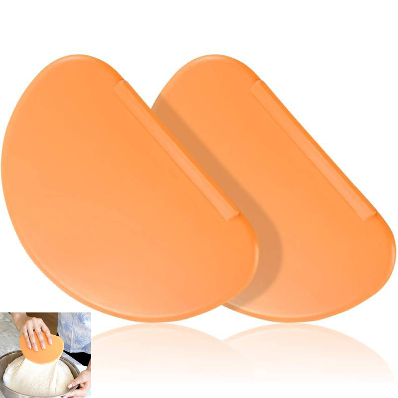 1Pcs Flexible Bowl Scraper Dou - Dough Scraper Curved reseña y precio