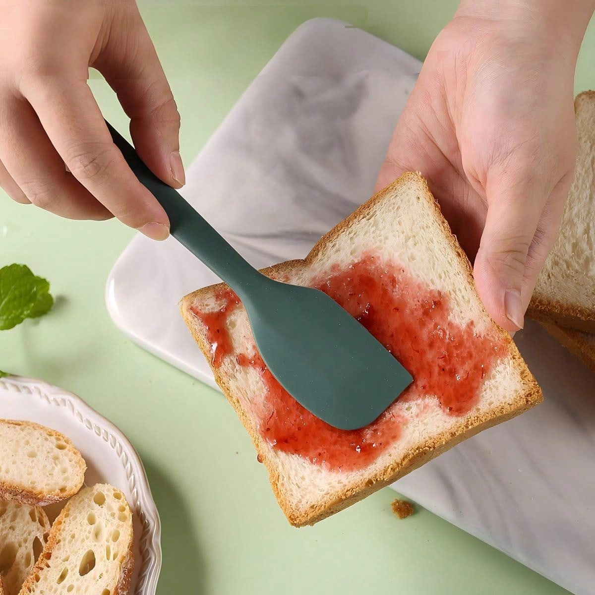 1pc Silicone Spatula Set, Suit - Baking Kitchen Set reseña y precio