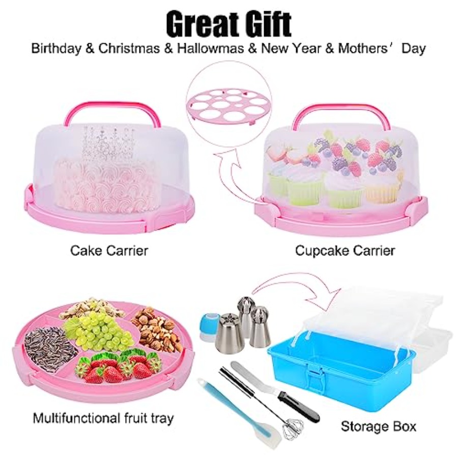 Cake Decorating Kit 672 Pcs Ca - Springform Pan Set reseña y precio