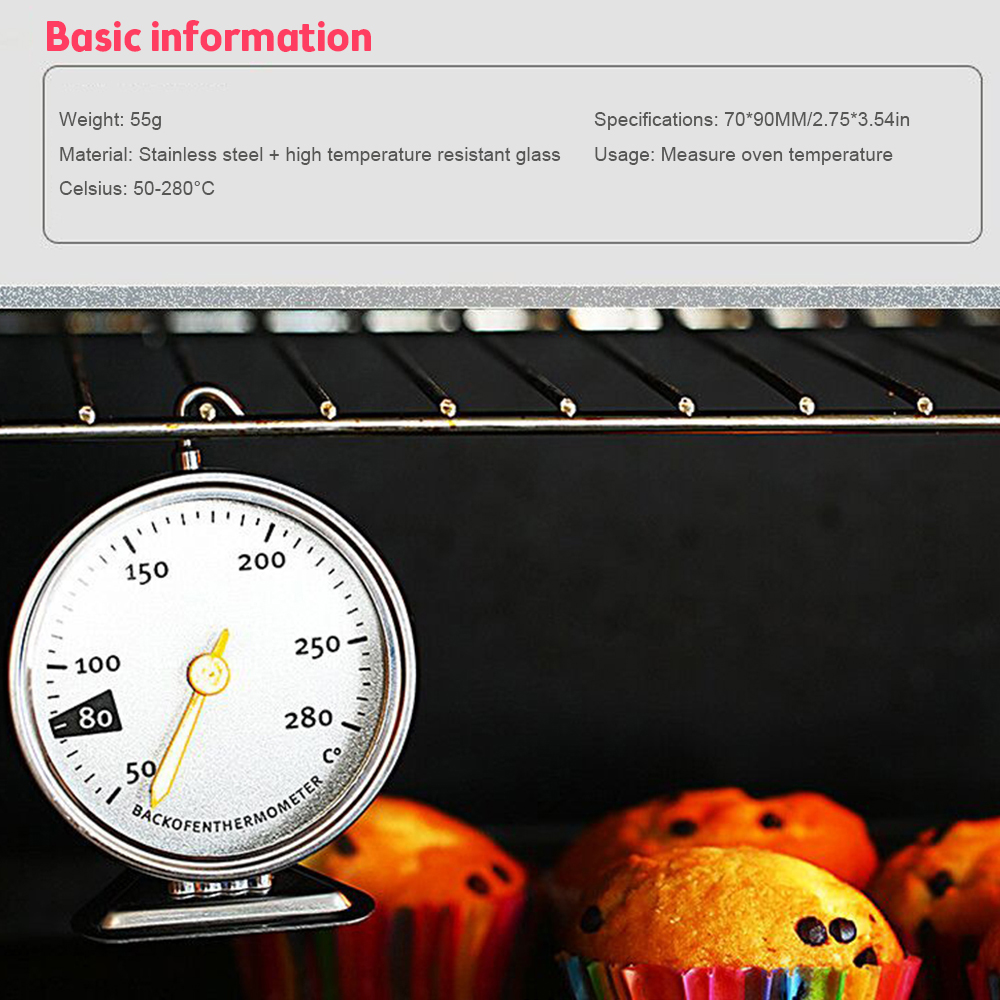 50-280 Celsius Oven Thermomete - Oven Thermometer Analog reseña y precio