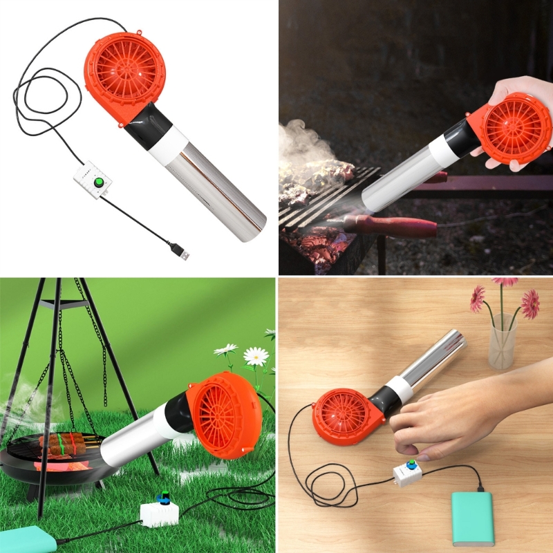 Portable BBQ Fan Air Blower Ha - Kitchen Robot Baking reseña y precio