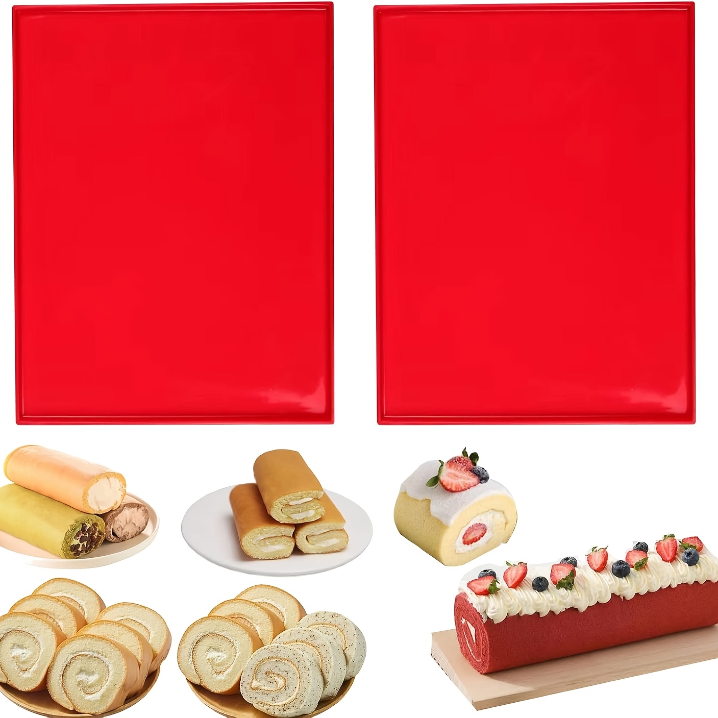 2 Silicone Baking Mats for Swi - Kitchen Baking Mat reseña y precio