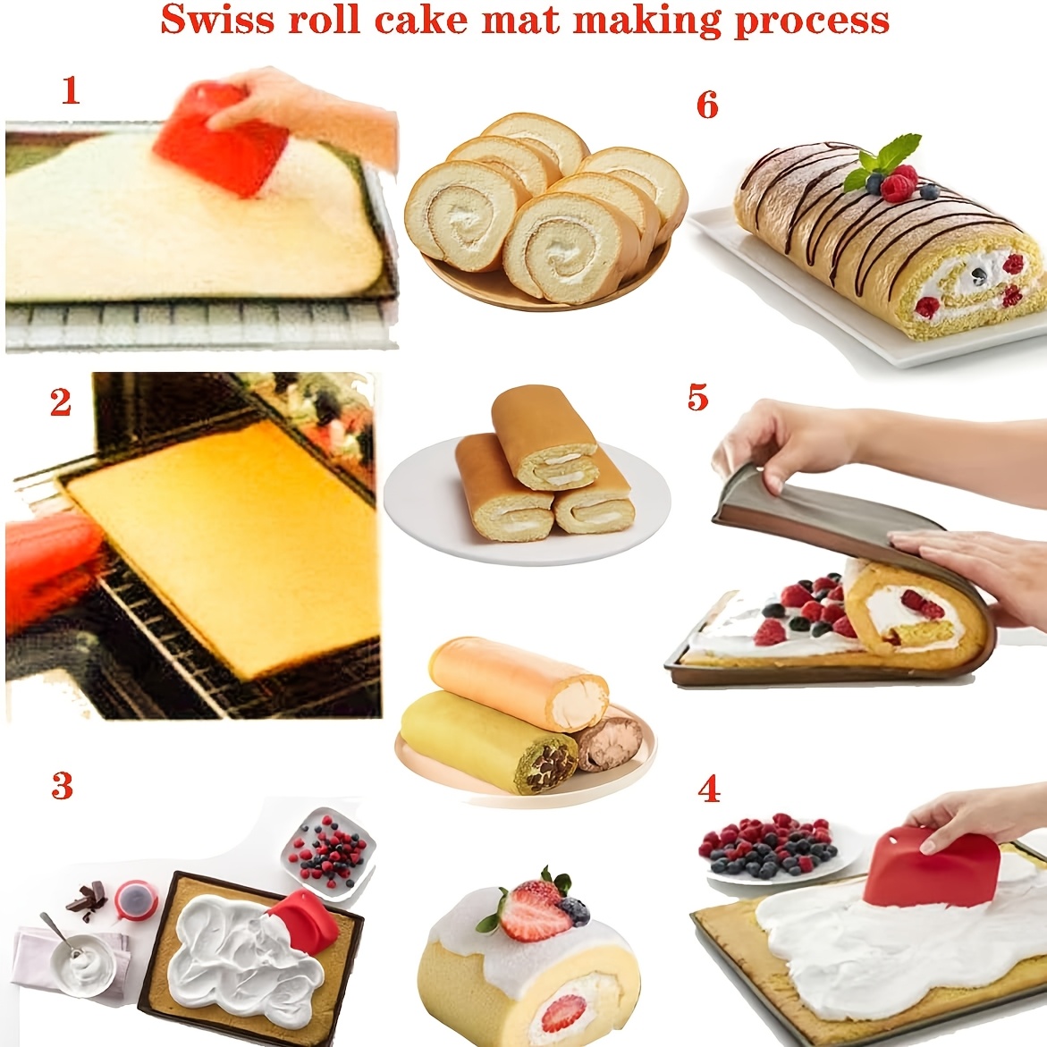 2 Silicone Baking Mats for Swi - Kitchen Baking Mat reseña y precio