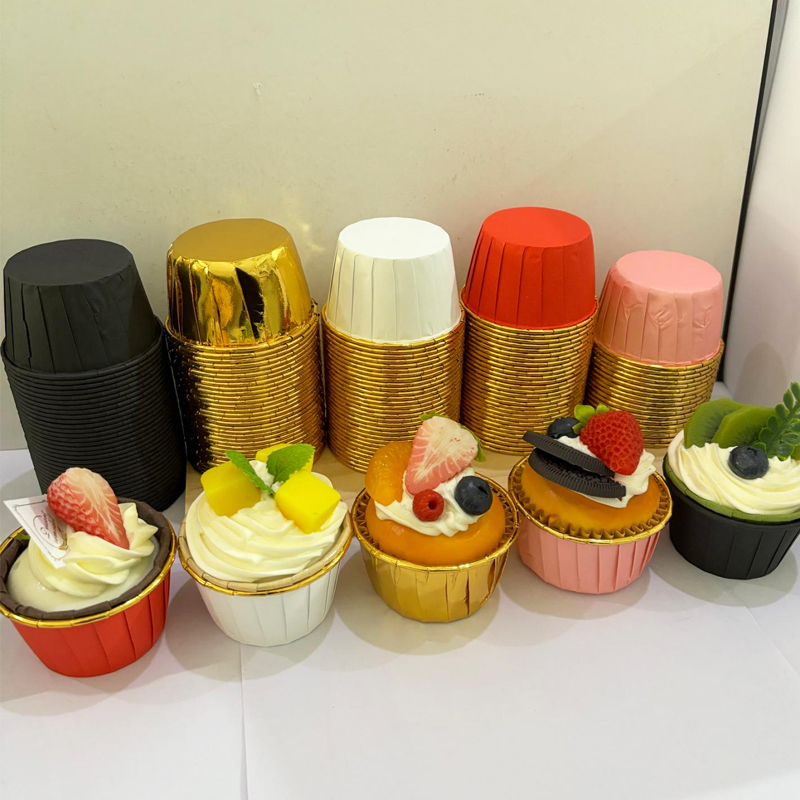 25Pcs Rolled Edge Cake Cups, W - Kitchen Paper For Baking reseña y precio