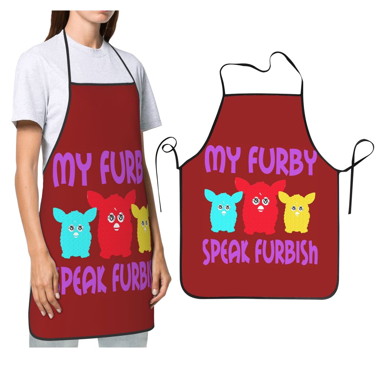 Nightmare Furby Cartoon Robot  - Kitchen Robot Baking reseña y precio