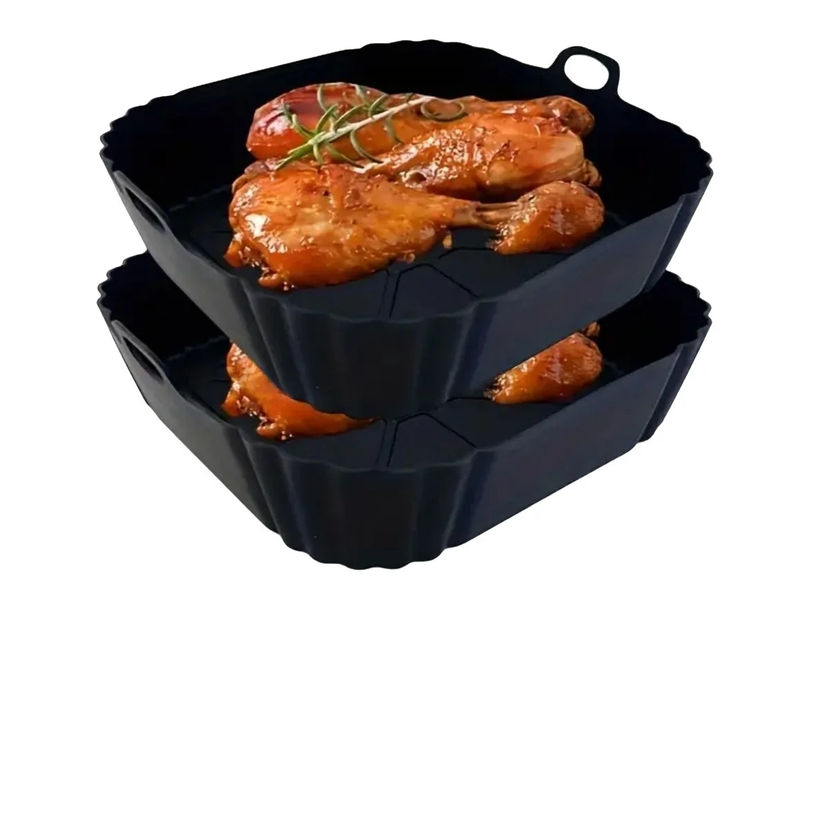 1Pc Silicone Air Fryer Pot Tra - Kitchen Baking Tray reseña y precio