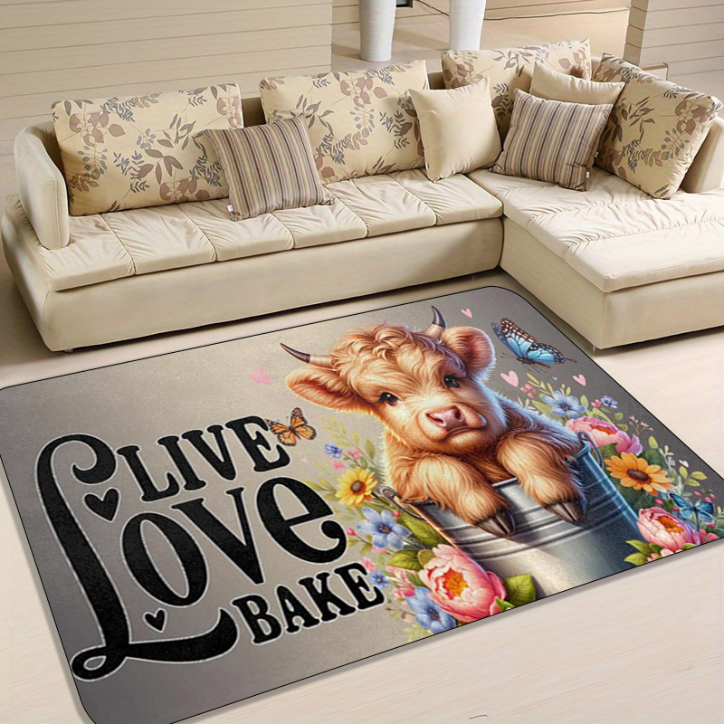 1pc Live Love Bake Rug – Adora - Kitchen Living Baking Mats reseña y precio