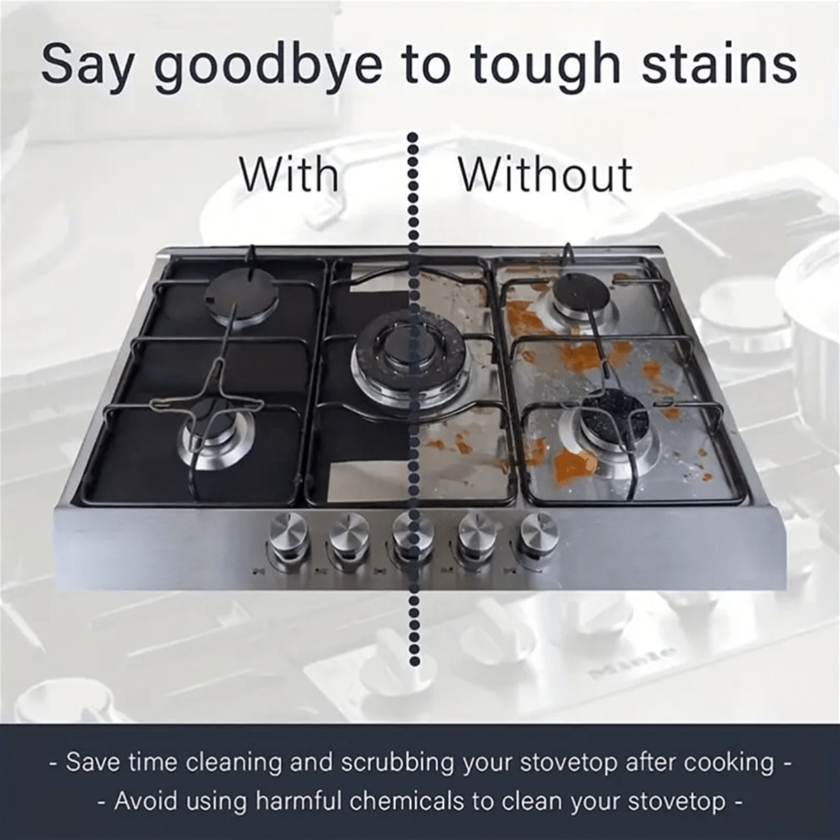 2PCS Teflon Gas Stove Cover, 0 - Kitchen Baking Cooking reseña y precio