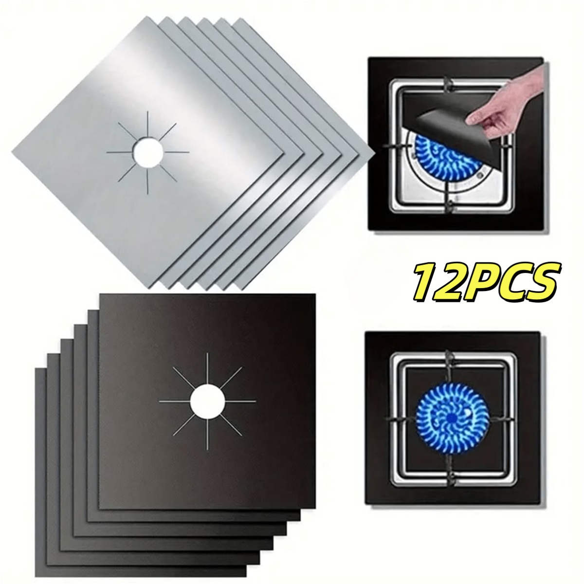 2PCS Teflon Gas Stove Cover, 0 - Kitchen Baking Cooking reseña y precio
