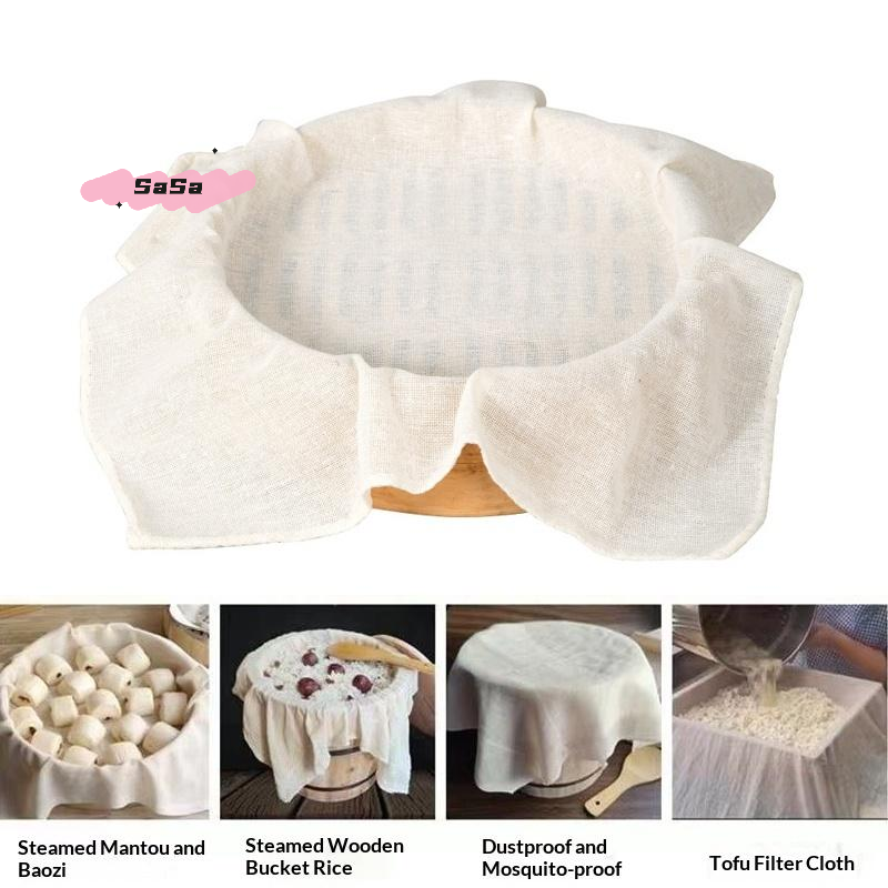 3Pcs Pure Cotton Steamer Cloth - Kitchen Baking Drawer reseña y precio