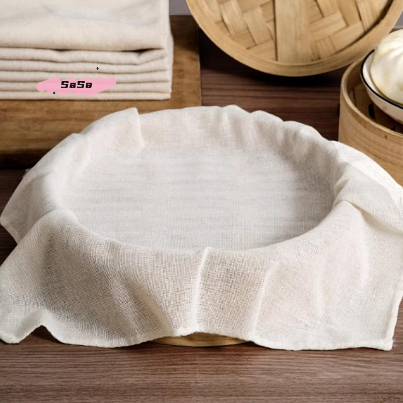 3Pcs Pure Cotton Steamer Cloth - Kitchen Baking Drawer reseña y precio
