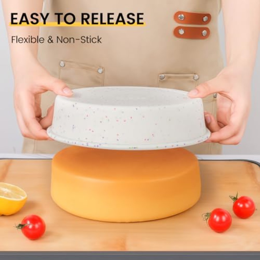 6 Inch Silicone Round Cake Pan - Springform Pan Set reseña y precio