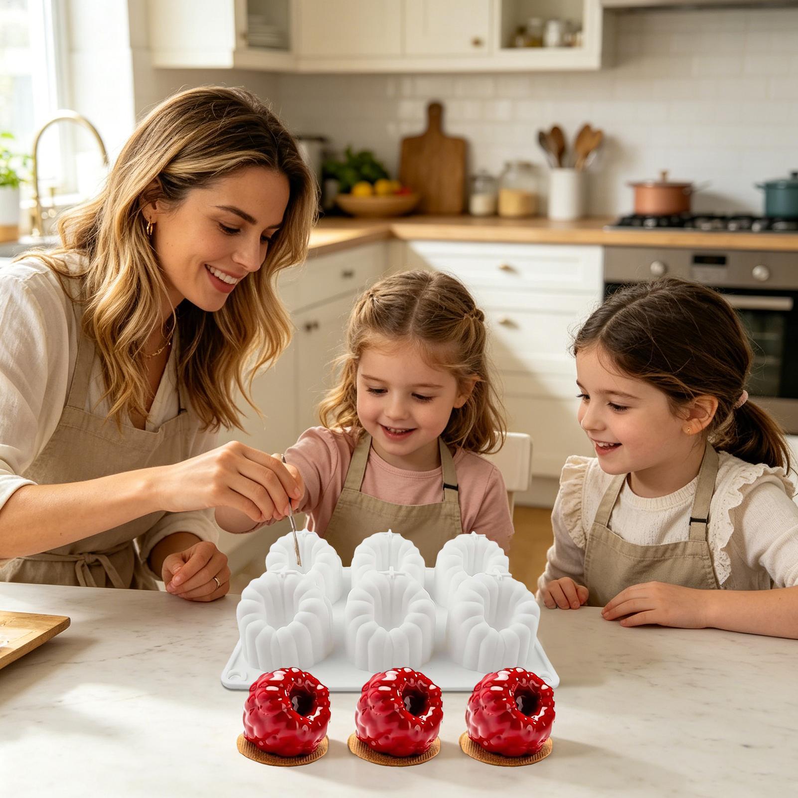Raspberry Silicone Mold 3D Ras - Kitchen Baking Mat reseña y precio