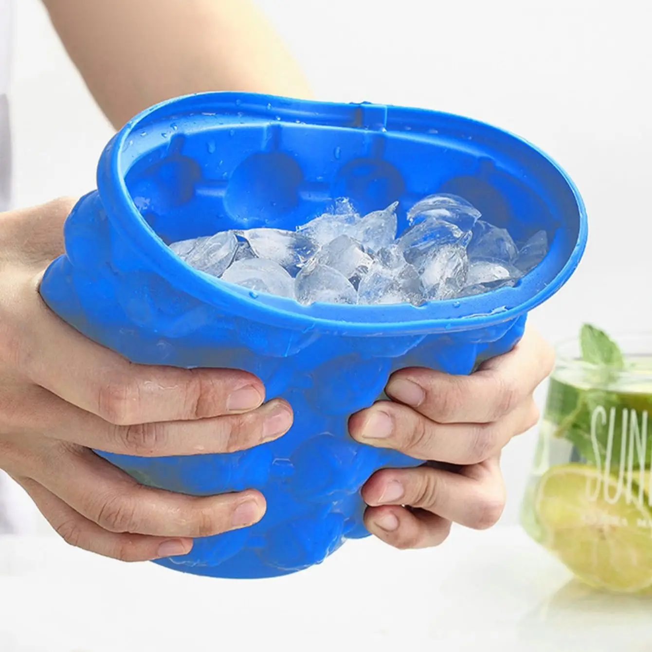 1pc-Silicone Ice Cube Maker Po - Kitchen Zain reseña y precio