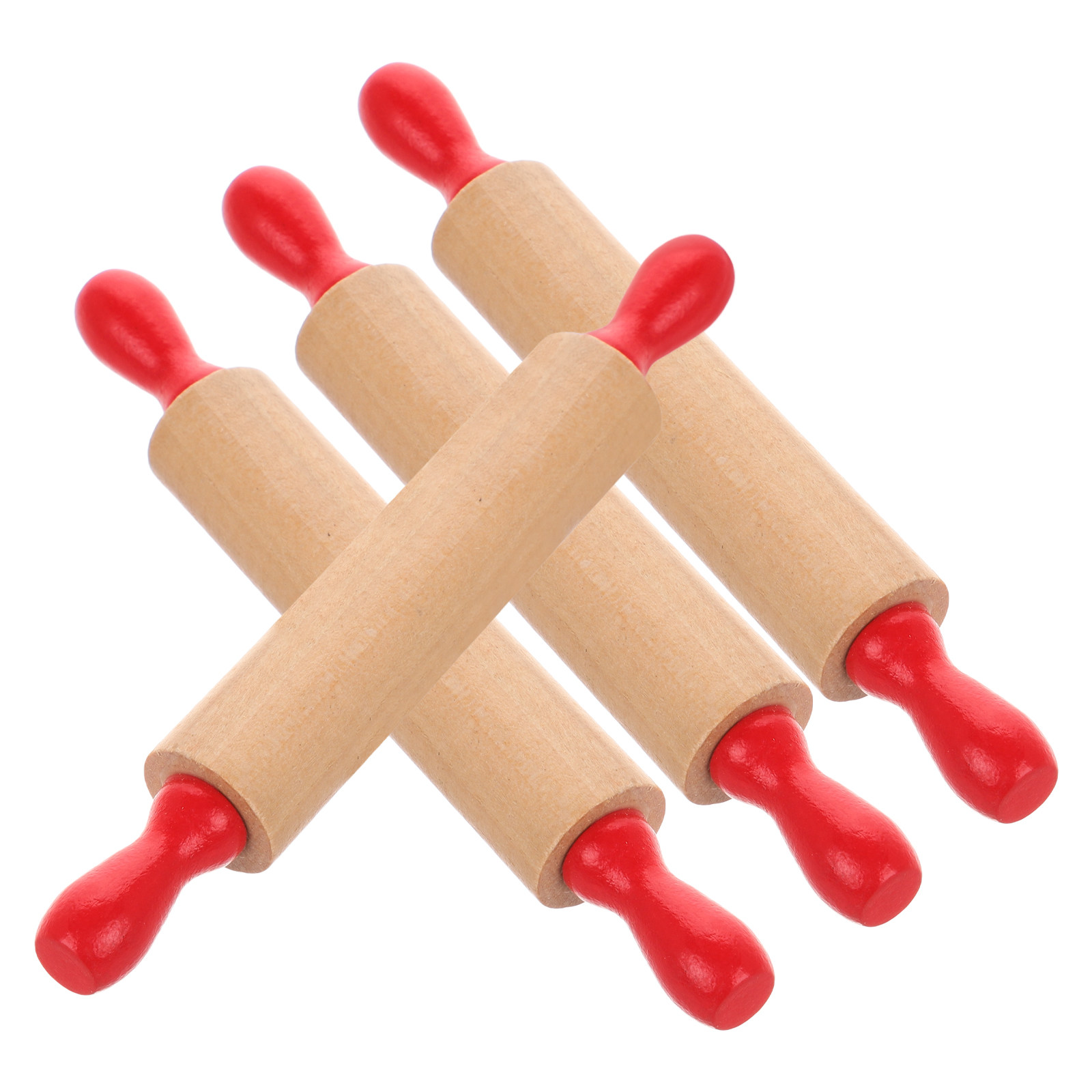 4Pcs Kids Rolling Pin Small Wo - Baking Kitchen For Kids reseña y precio