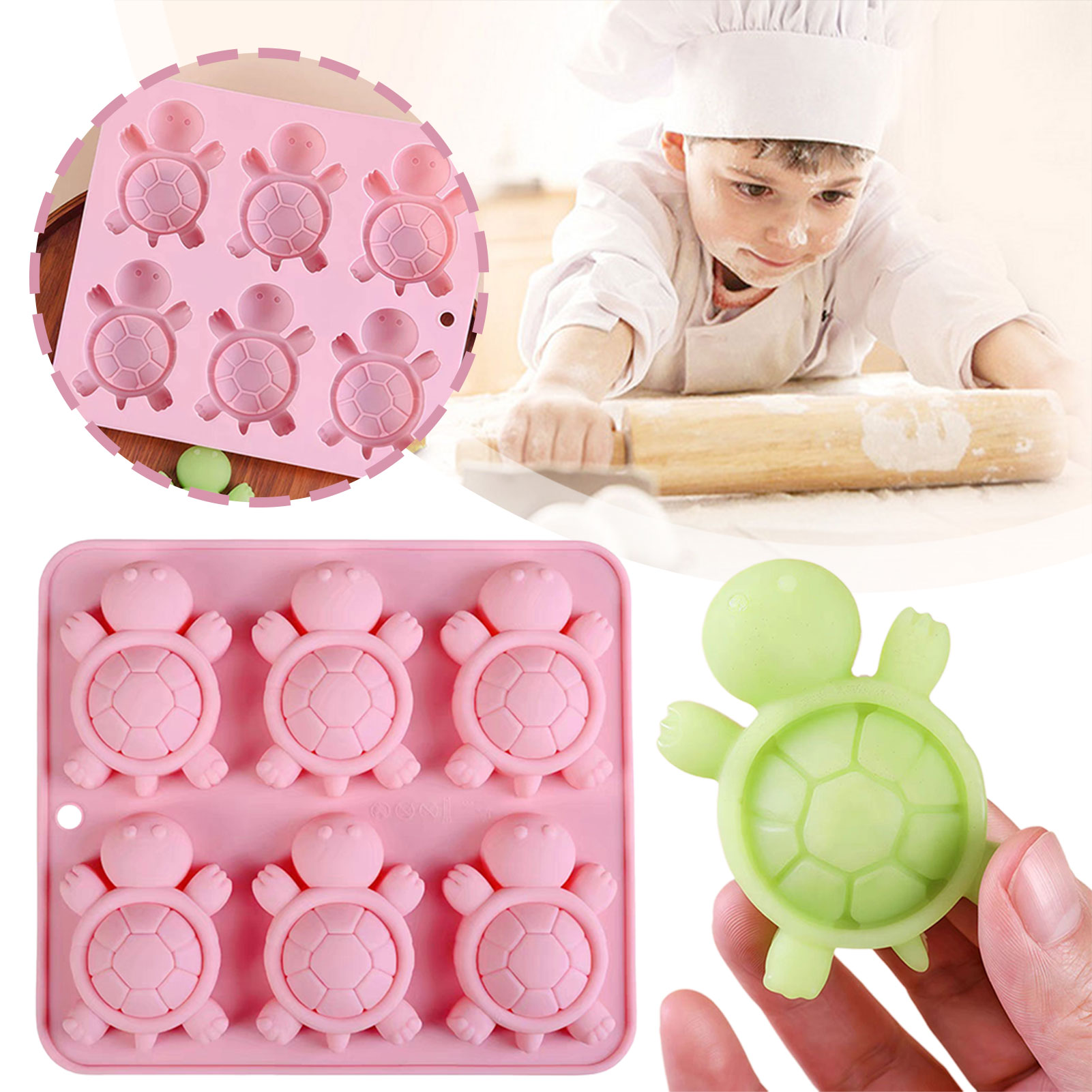 Turtles Ice Tray 3D Tortoises  - Kitchen Baking Tray reseña y precio