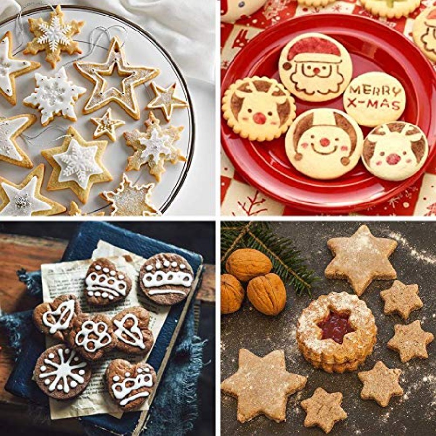 12PCS Stainless Steel Cookie C - Baking Kitchen Set reseña y precio