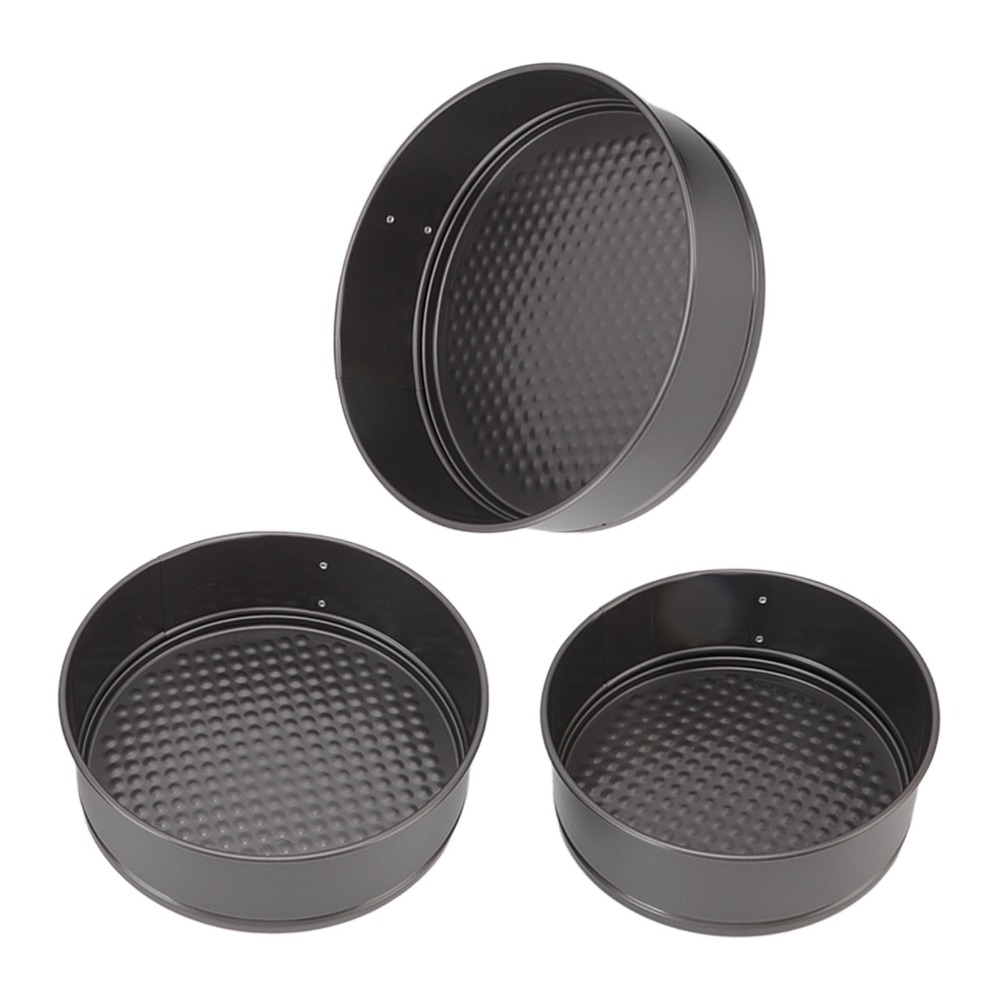 3pcs Carbon Steel Cake Pan Set - Springform Pan Set reseña y precio