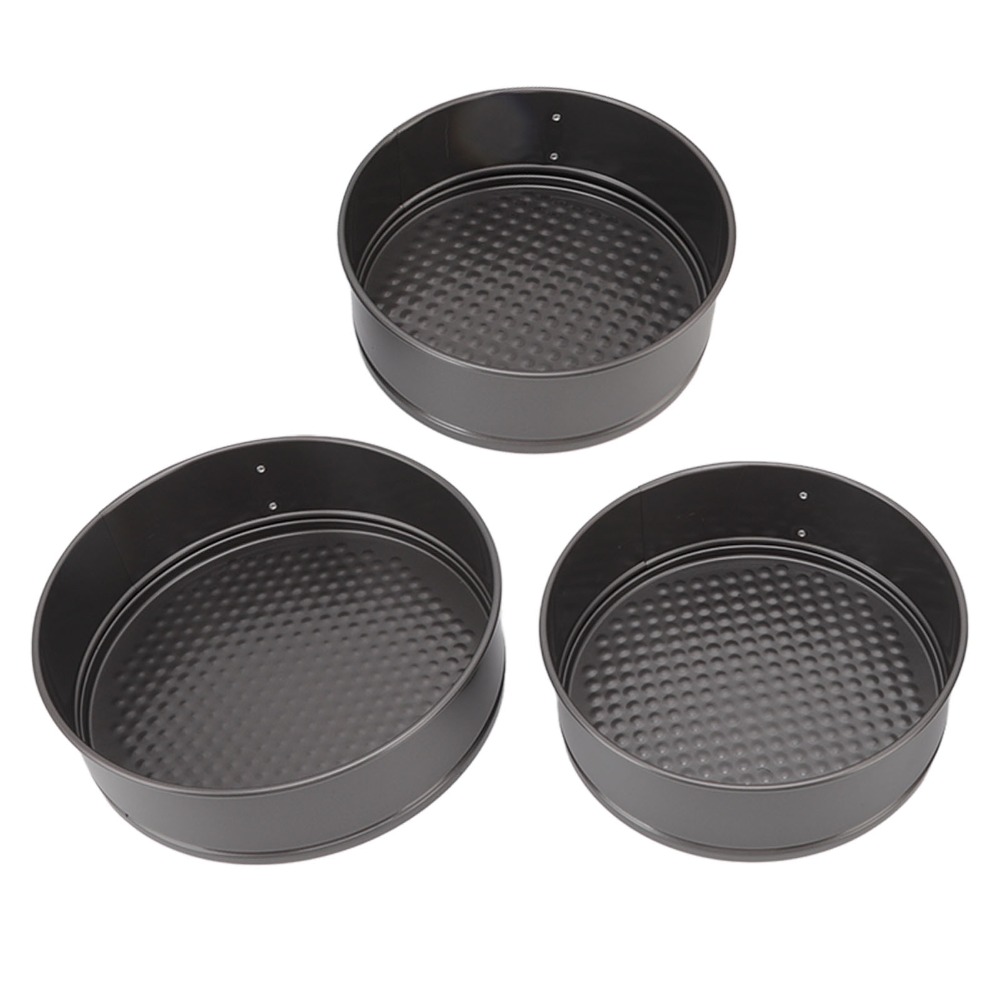 3pcs Carbon Steel Cake Pan Set - Springform Pan Set reseña y precio