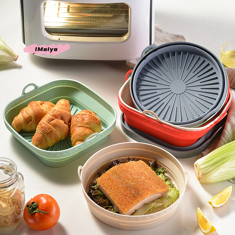 Square Foldable Air Fryer Sili - Kitchen Baking Tray reseña y precio