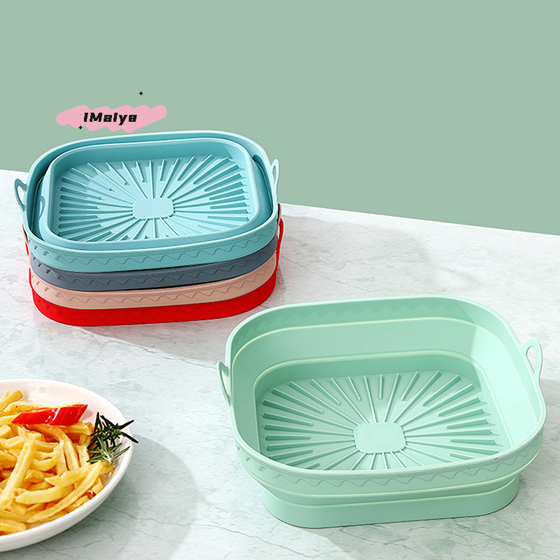 Square Foldable Air Fryer Sili - Kitchen Baking Tray reseña y precio