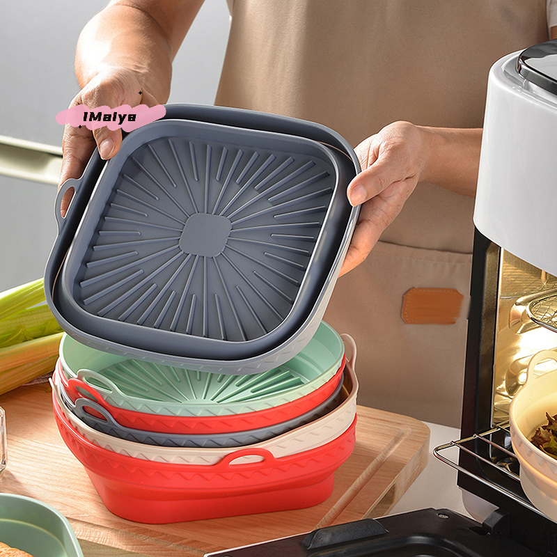 Square Foldable Air Fryer Sili - Kitchen Baking Tray reseña y precio