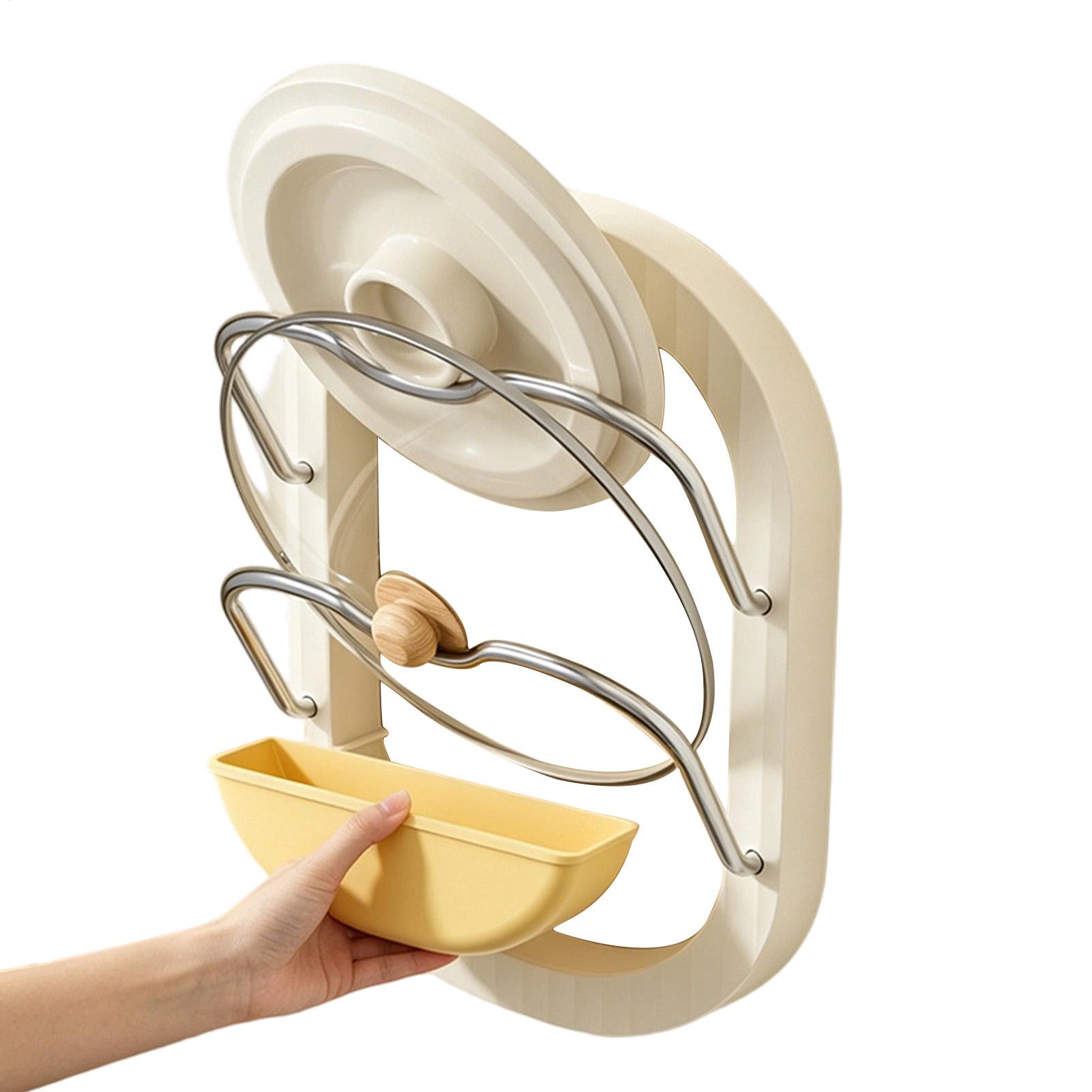 Pot Lid Rack 2-Tier Wall Mount - Kitchen Baking Drawer reseña y precio