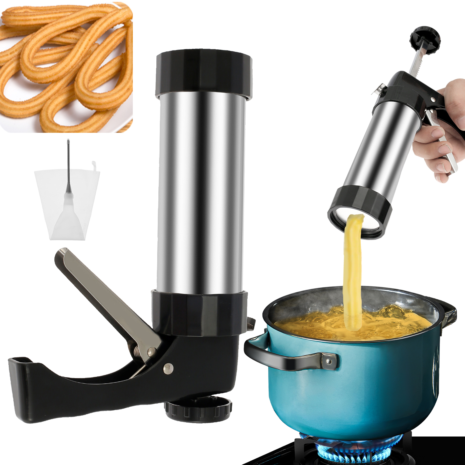 Churrera Churro Maker Machine  - Baking Kitchen Set reseña y precio