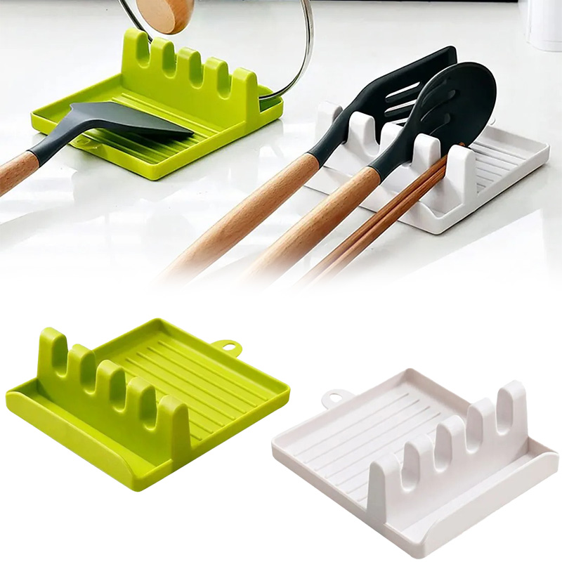 Plastic Spoon Spatula Holder K - Kitchen Baking Tray Rack reseña y precio